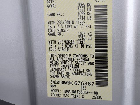 Certified 2022 Nissan Rogue SV image 33