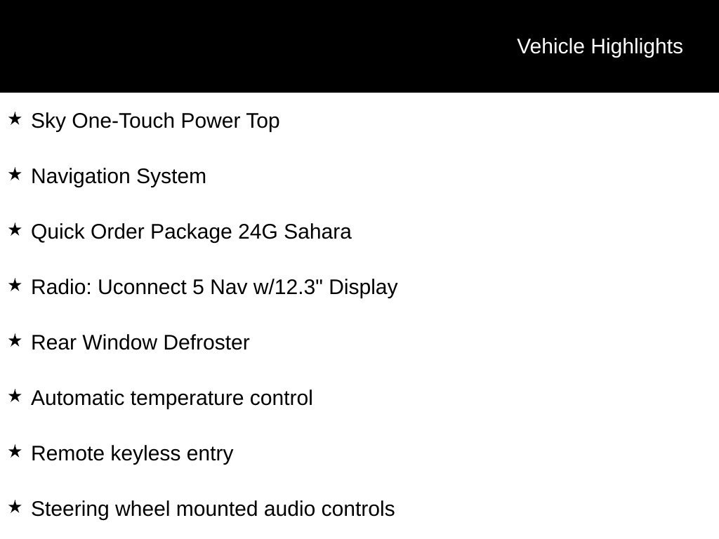 New 2027 Jeep Wrangler Unlimited Sahara AWD/4WD image 8