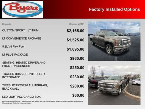 Used 2014 Chevrolet Silverado 1500 LT w/ LT Convenience Package image 10