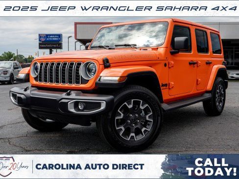 Used 2025 Jeep Wrangler Unlimited Sahara AWD/4WD image 1