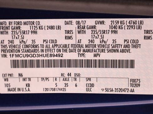 Used 2017 Ford Escape SE w/ Equipment Group 201A AWD/4WD image 37