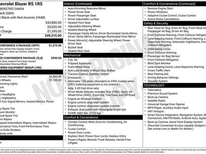 Used 2024 Chevrolet Blazer RS w/ Driver Confidence II Package