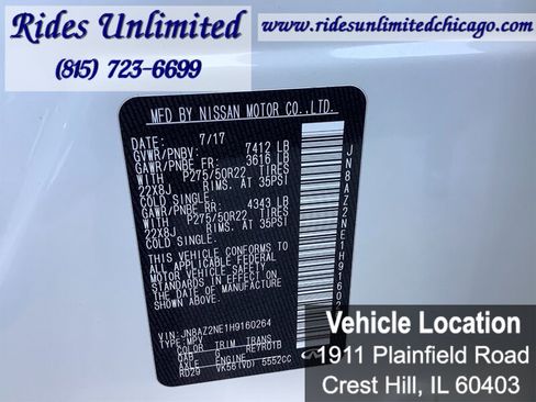 Used 2017 INFINITI QX80 4WD w/ Deluxe Technology Package image 28