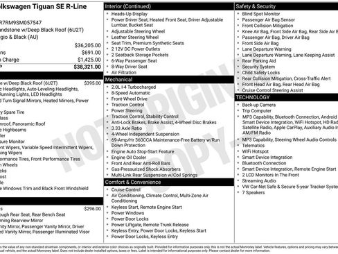 Used 2025 Volkswagen Tiguan SE R-Line FWD image 9