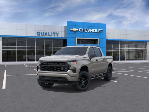 New 2026 Chevrolet Silverado 1500 Custom w/ Turbomax Blackout Package RWD image 8