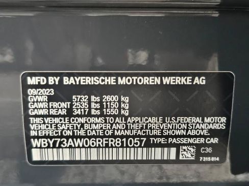 Used 2024 BMW i4 eDrive40 w/ M Sport Package RWD image 33