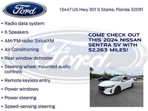 Used 2024 Nissan Sentra SV FWD image 17