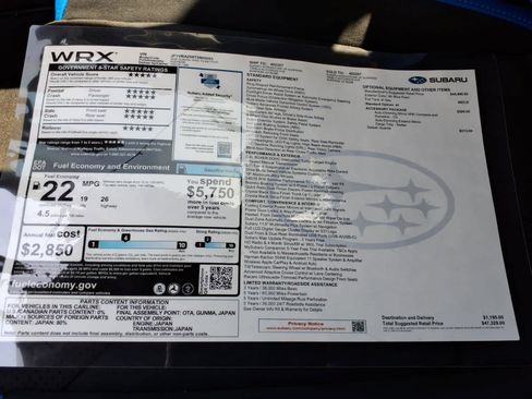 New 2026 Subaru WRX tS AWD/4WD image 40