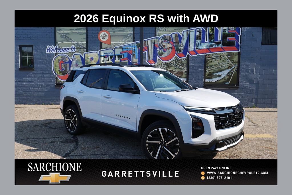 New 2026 Chevrolet Equinox RS w/ Convenience Package III AWD/4WD image 1
