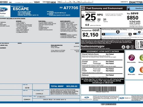 Used 2013 Ford Escape S FWD image 30