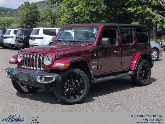 Certified 2022 Jeep Wrangler Unlimited Sahara w/ Cold Weather Group AWD/4WD image 1