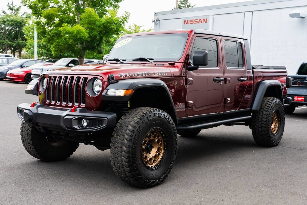 Used 2021 Jeep Gladiator Rubicon AWD/4WD image 3