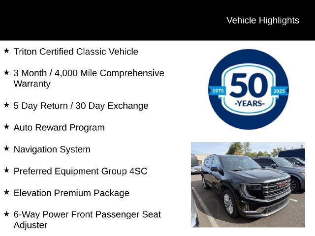 Used 2026 GMC Acadia Elevation w/ Elevation Premium Package FWD image 6