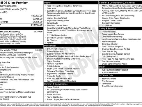 Used 2025 Audi Q3 2.0T Premium w/ Convenience Package image 38