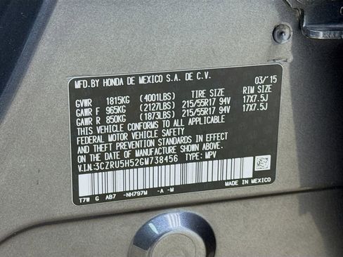 Used 2016 Honda HR-V EX image 38