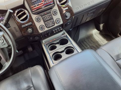 Used 2015 Ford F350 Platinum w/ Snow Plow Prep Package AWD/4WD image 12