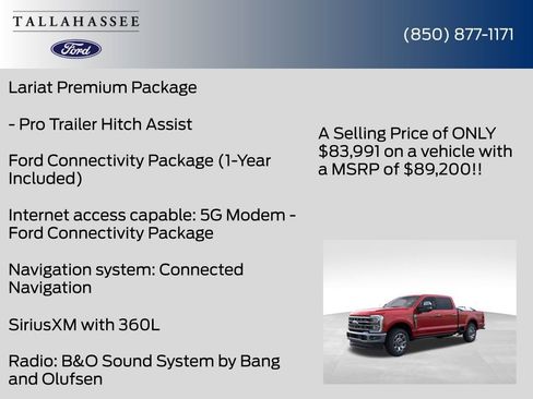 New 2026 Ford F250 Lariat w/ Lariat Ultimate Package image 31