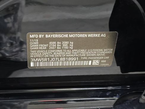 Used 2020 BMW 330i Sedan w/ Convenience Package RWD image 33