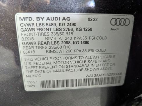 Used 2022 Audi Q5 2.0T Premium w/ Convenience Package image 28