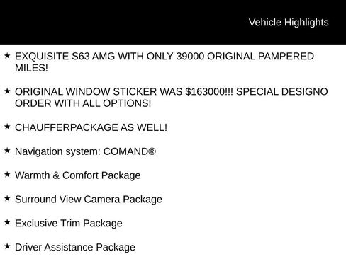 Used 2017 Mercedes-Benz S 63 AMG 4MATIC Sedan image 5