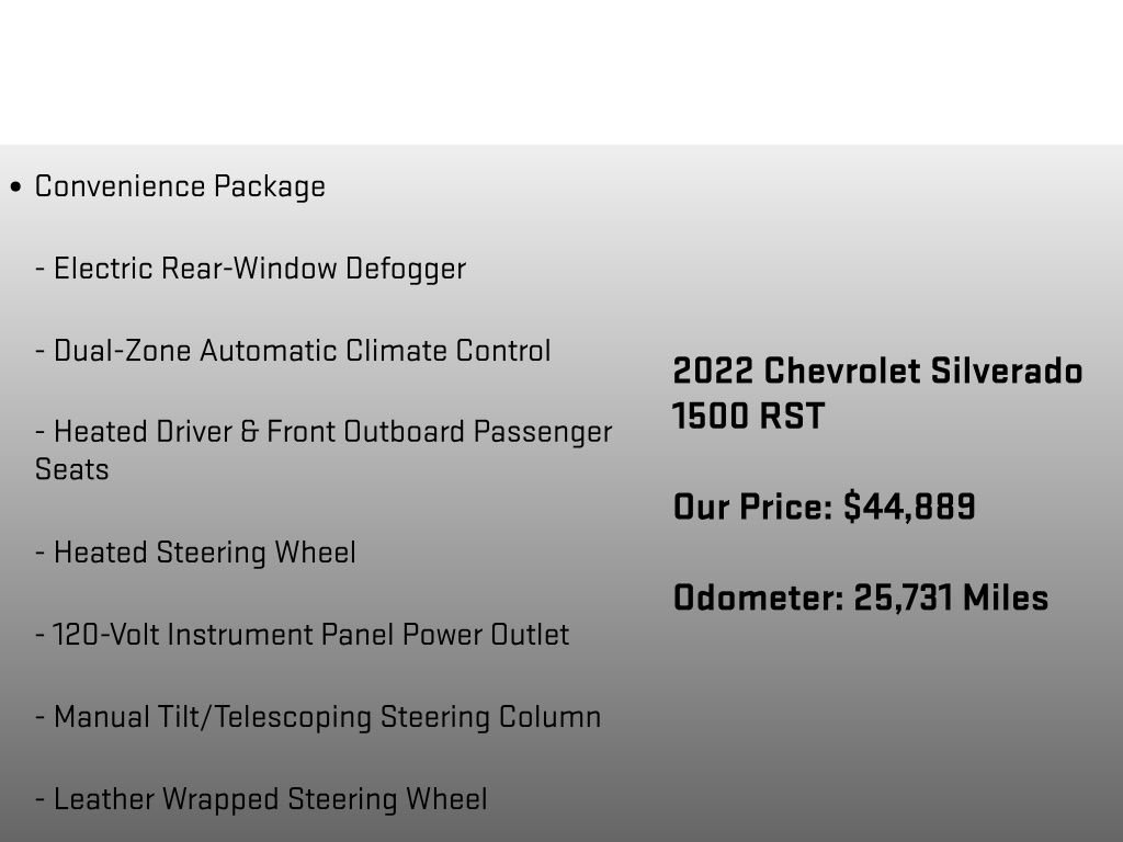 Certified 2022 Chevrolet Silverado 1500 RST AWD/4WD image 36