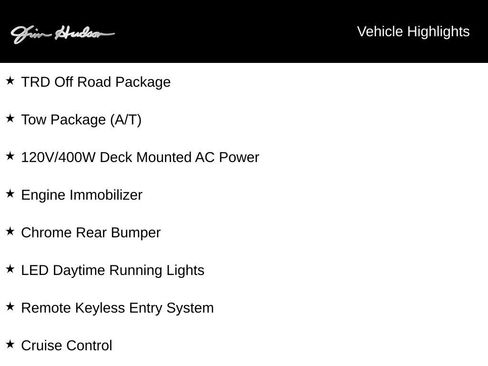 Used 2017 Toyota Tacoma TRD Off-Road w/ Tow Package (A/T) image 2