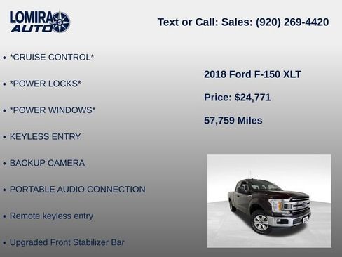 Used 2018 Ford F150 XLT w/ Trailer Tow Package AWD/4WD image 14