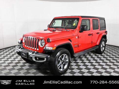Used 2020 Jeep Wrangler Unlimited Sahara image 1