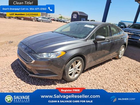 Used 2018 Ford Fusion SE w/ Fusion SE Technology Package FWD image 1