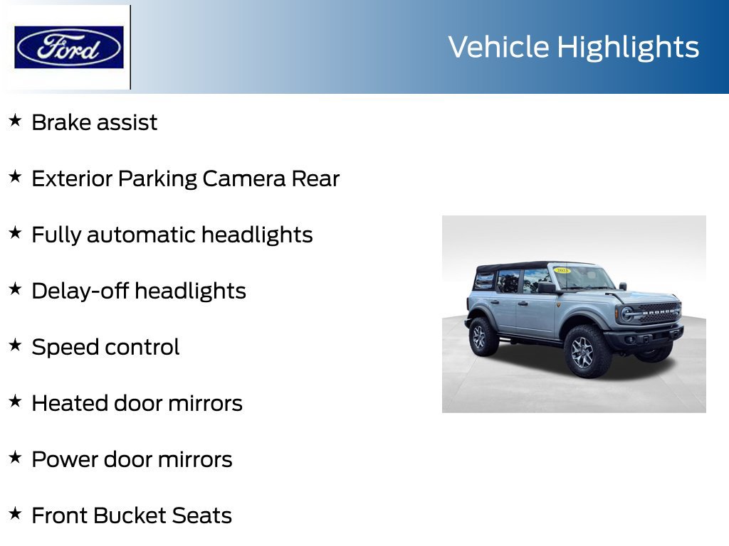 Certified 2023 Ford Bronco Badlands AWD/4WD image 19