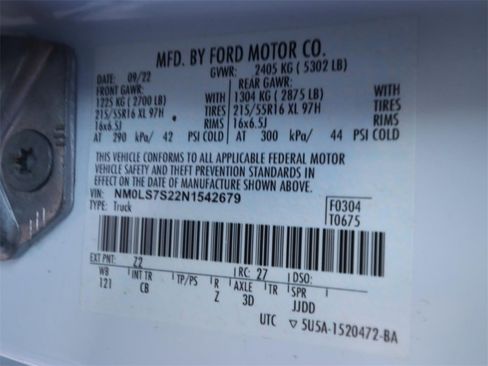 Certified 2022 Ford Transit Connect XL image 22