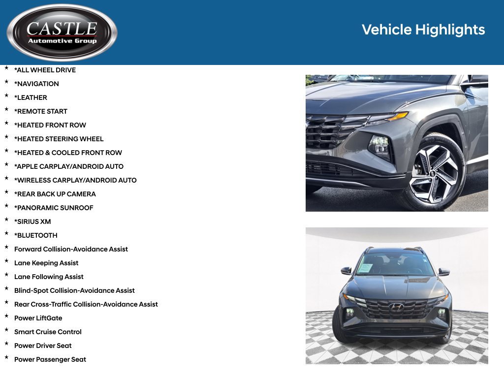 Certified 2024 Hyundai Tucson Limited AWD/4WD image 3