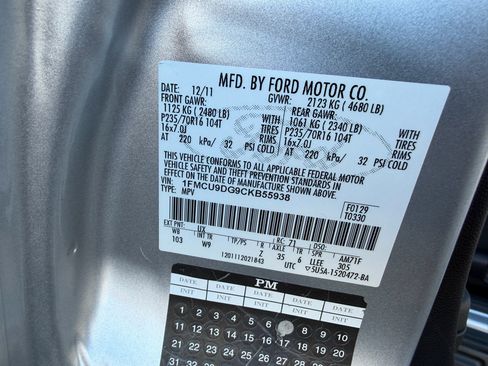 Used 2012 Ford Escape XLT image 9