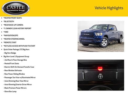 Used 2024 RAM 1500 Big Horn AWD/4WD image 3