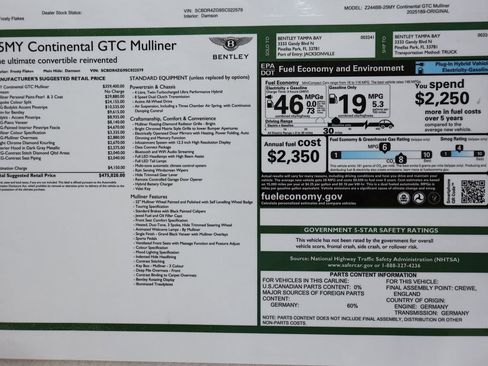 New 2025 Bentley Continental GT Speed image 20