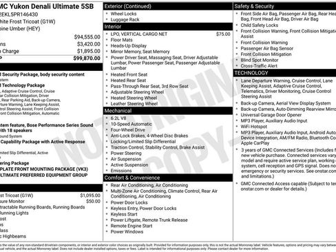 Used 2023 GMC Yukon Denali Ultimate AWD/4WD image 1