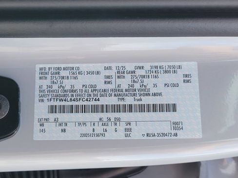 New 2025 Ford F150 Tremor w/ Equipment Group 402A High image 13