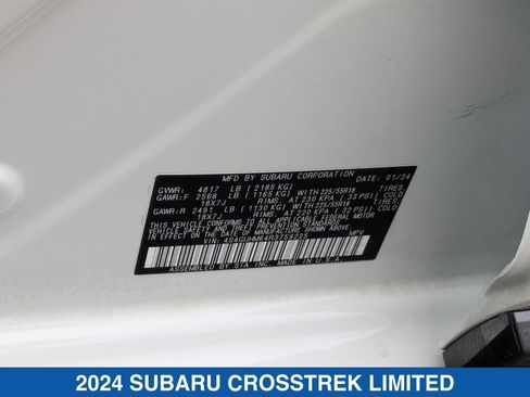 Certified 2024 Subaru Crosstrek 2.5i Limited AWD/4WD image 38