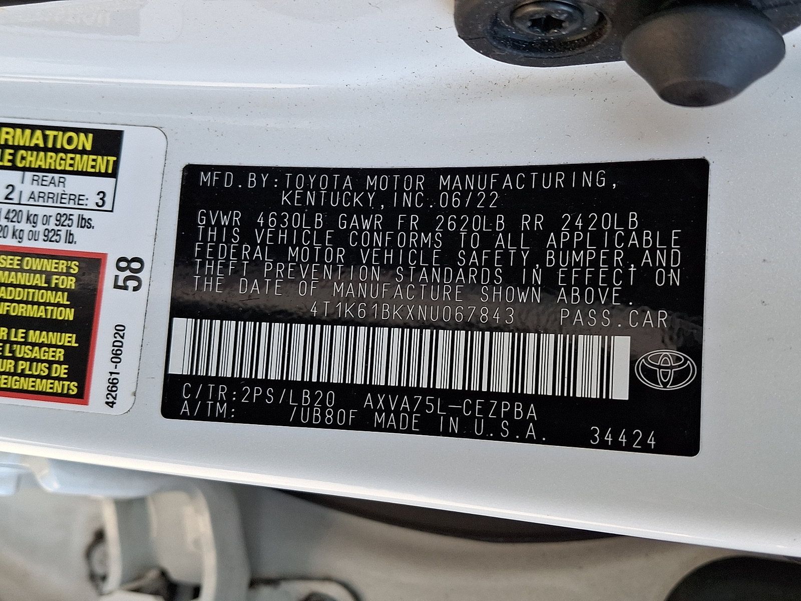 Used 2022 Toyota Camry XSE AWD/4WD image 31