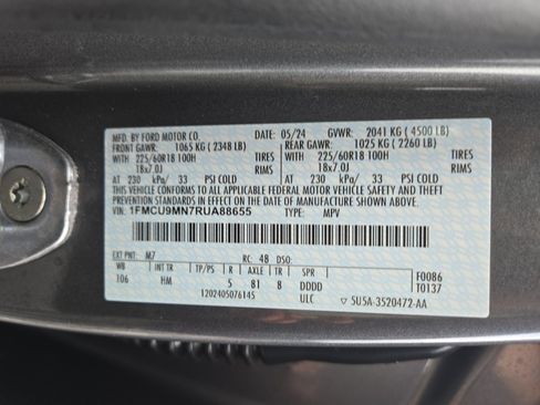 Used 2024 Ford Escape ST-Line w/ Tech Pack #1 AWD/4WD image 27