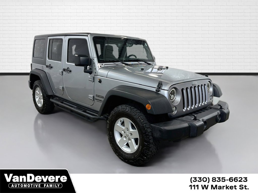 Used 2017 Jeep Wrangler Unlimited Sport w/ Quick Order Package 24S AWD/4WD image 1