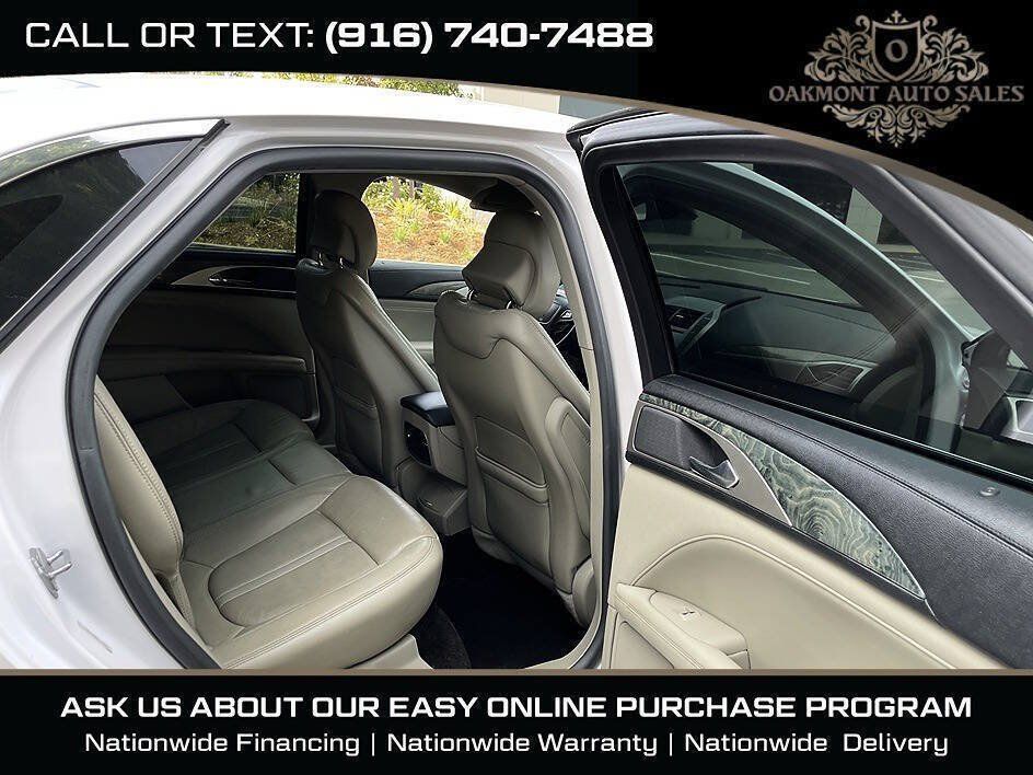 Used 2017 Lincoln MKZ Reserve w/ Technology Package FWD image 12