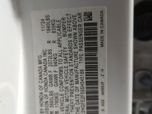 Certified 2025 Honda Civic Sport image 25