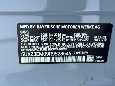 Used 2024 BMW X7 xDrive40i w/ M Sport Package AWD/4WD image 36