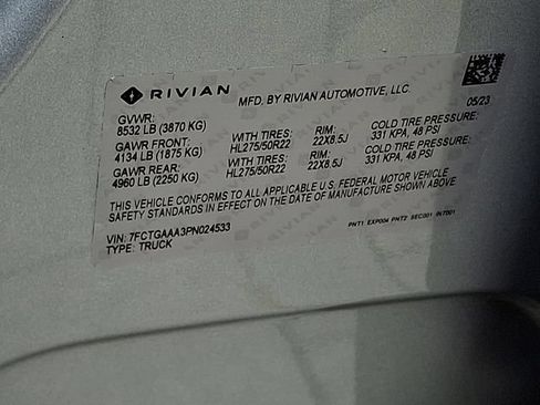 Used 2023 Rivian R1T Adventure Quad AWD/4WD image 26