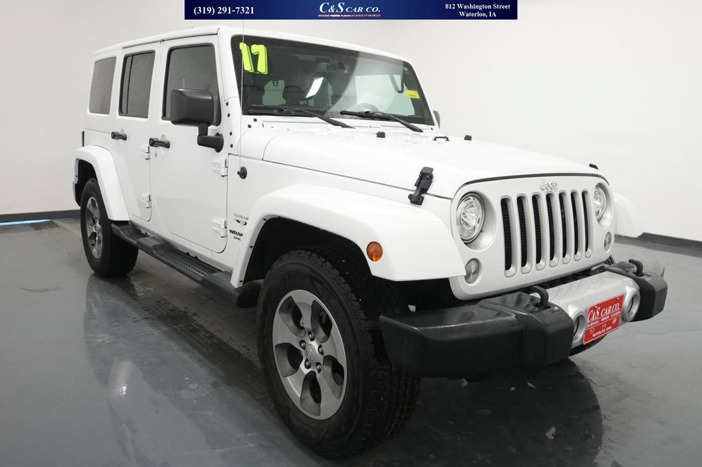 Used 2017 Jeep Wrangler Unlimited Sahara w/ Connectivity Group AWD/4WD image 1