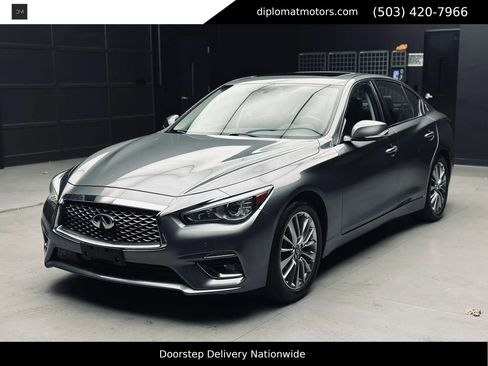 Used 2023 INFINITI Q50 Luxe RWD image 1
