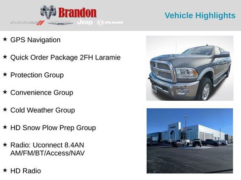 Used 2013 RAM 2500 Laramie w/ Convenience Group image 2