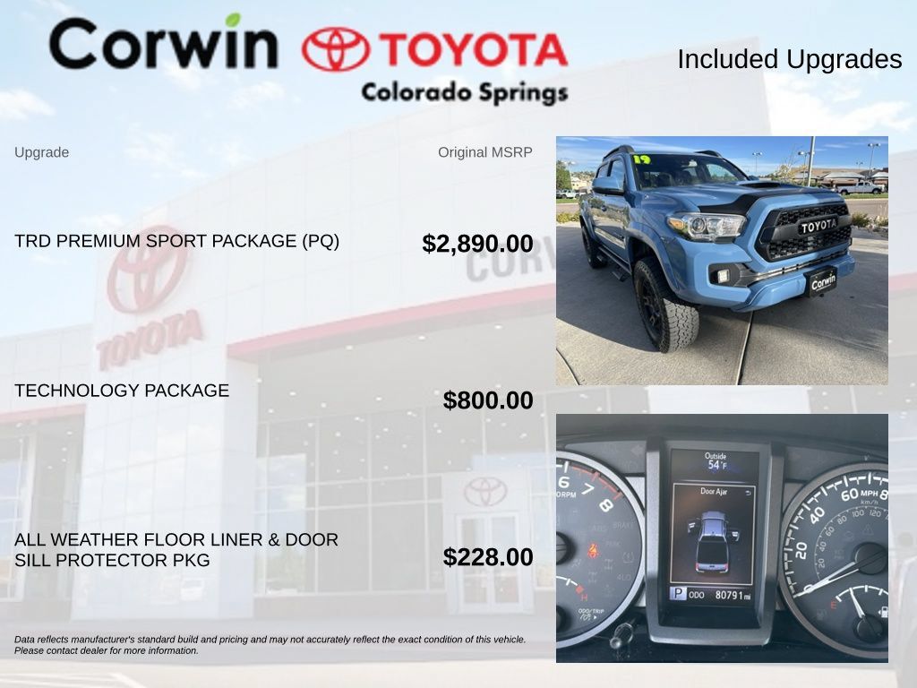 Used 2019 Toyota Tacoma TRD Sport AWD/4WD image 4