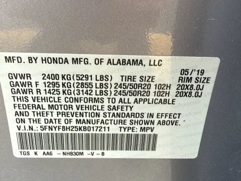 Used 2019 Honda Passport Sport image 32